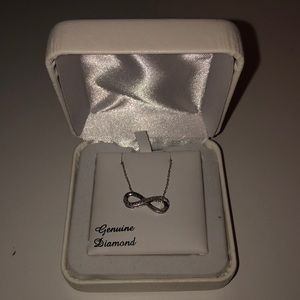 Diamond Infinity Necklace